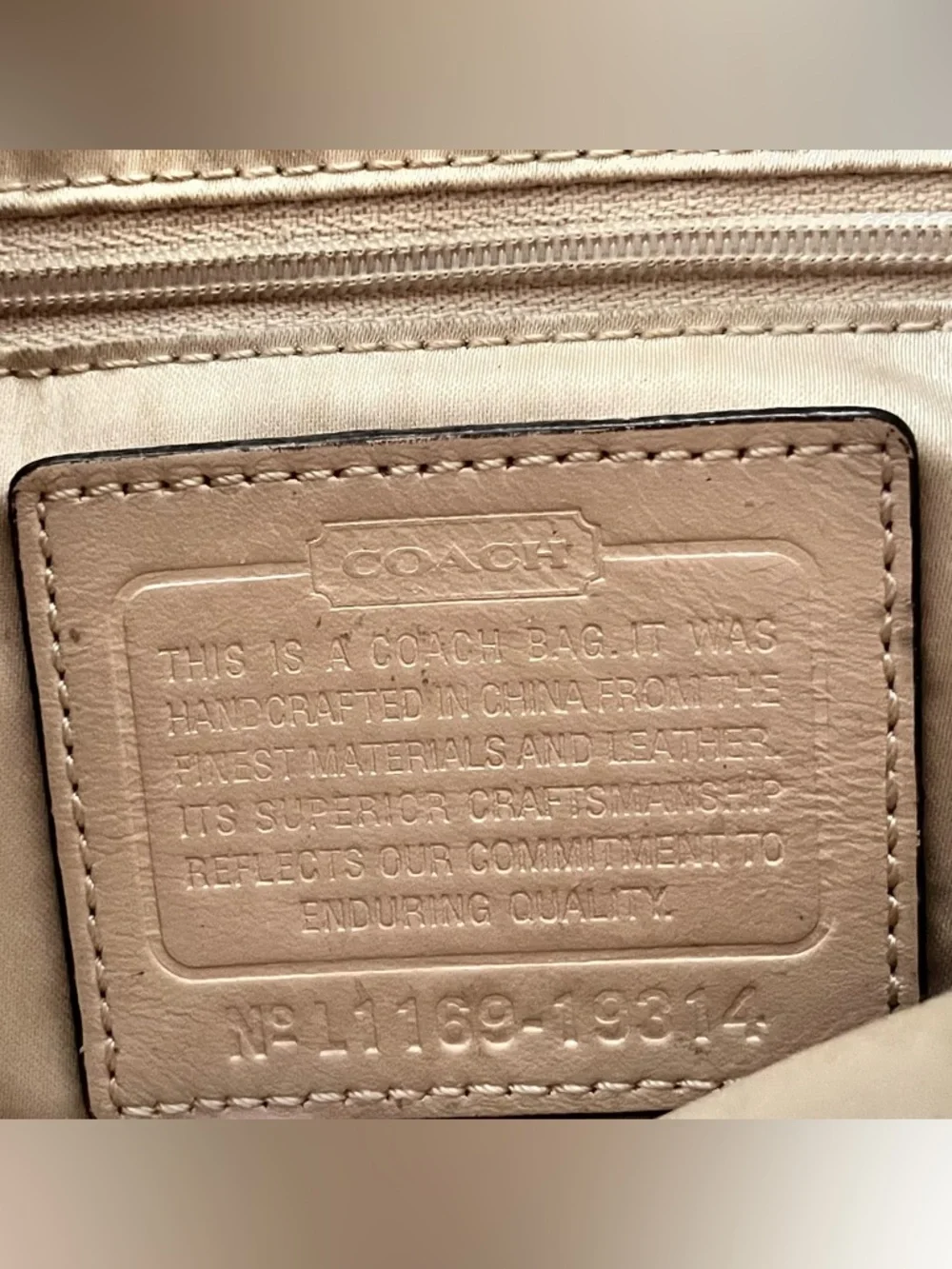 Coach Kristin Woven Leather Shoulder Bag Hobo - Picture 13 of 14